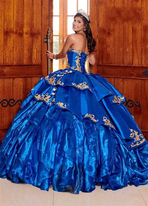 royal blue puffy quinceanera dresses.